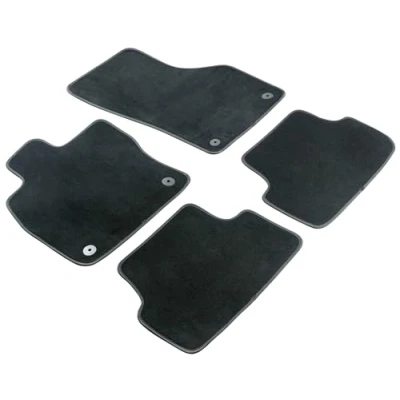 Immagine di WALSER 80638 Set tappetino Tessile anteriore e posteriore 4 nero RENAULT: Clio
