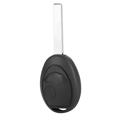 Immagine di chiave a conchiglia per auto, 2 pulsanti Cover cassa distanza auto con nera adatta una Cooper S R50