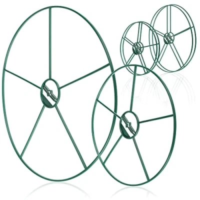 Immagine di com four® 6X Supporto per Fiori e Piante perenni cespugli tondi in Due Misure Fiori, viticci