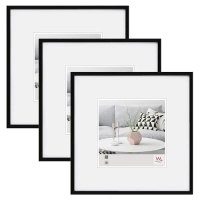 Immagine di walther designCornice per quadri nera 20 x cm confezione da 3, cornice in plastica Galeria KB220H3