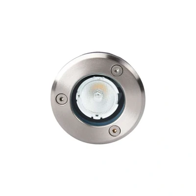 Immagine di Lucande Lampada pavimento Kenan, a LED IP67, acciaio inox