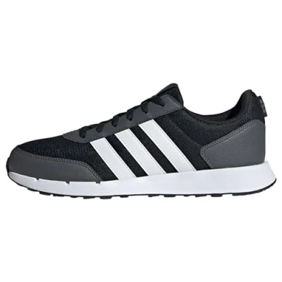 Immagine di adidas Run 50s Shoes, Unisex Adulto, Core Black/Cloud White/Grey Six, 42 2/3 EU