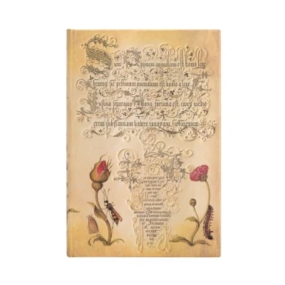 Immagine di Paperblanks Rosa Fiamminga Diari a copertina rigida Mini Righe: Hardcover, 85 gsm, ribbon marker, memento pouch, elastic closure, book edge printing