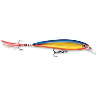 Immagine di Rapala Ra5800005 Esca con Ganci N. 4/5, Profondità di Nuoto 1.2 1.8m, 10cm Dimensioni, Argento Olografico