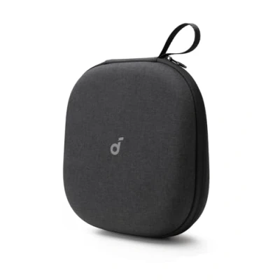 Immagine di Soundcore by Anker, Custodia per cuffie, compatibile con tutte le cuffie Over Ear, antigraffio, resistente all&#039;acqua e alla polvere, agli urti, tasca cavi, vassoio rimovibile,