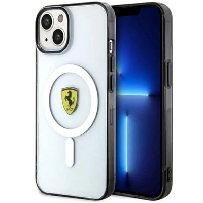 Immagine di Ferrari FEHMP14SURKT Custodia rigida per iPhone 14 da 6,1&quot;, trasparente
