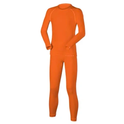 Immagine di FALKE Maximum Warm K UW filo funzionale asciugatura rapida 1 pezzo, Intimo Unisex Bambini, Arancione (Dutch Orange 8041), 146 152