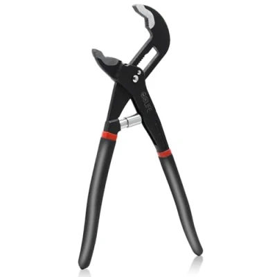 Immagine di CCLIFE Pinza Pappagallo 300 mm in Acciaio Cr V con Regolazione a Cricchetto Chiave Pinze Regolabili per Tubi e Dadi