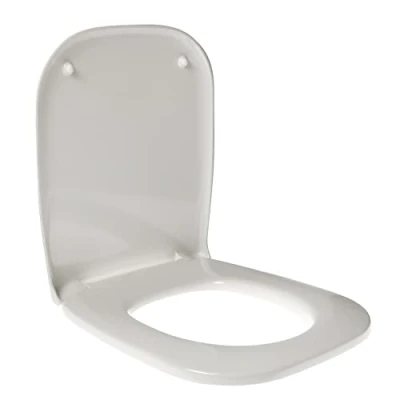 Immagine di Copriwater per DURAVIT D CODE come ORIGINALE TERMOINDURENTE BIANCO cerniera inox