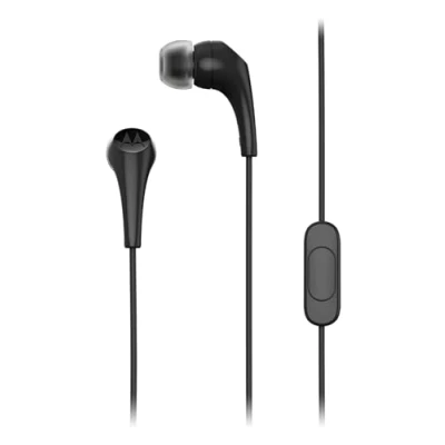 Immagine di Motorola Sound Earbuds 105 Cuffie stereo con cavo e microfono per chiamate in vivavoce, colore: Bianco
