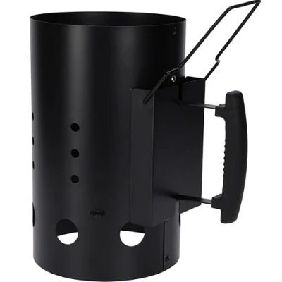 Immagine di Bambelaa! accendifuoco a carbone, carbone di accensione, per barbecue, camino, accessorio XXL, grande con doppio manico, circa 19 x 30,5