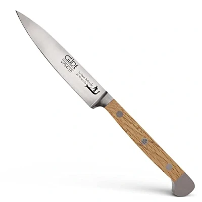 Immagine di Güde, coltello da spelucchino ALPHA, lunghezza lama: 10 cm, in legno Briccole di Venezia, V764/10, forgiato Solingen, multiuso affilato durevole alta qualità