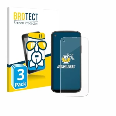Immagine di brotect Pellicola Protettiva Vetro per Unihertz Jelly Max Protezione Schermo (3 Pezzi) [Durezza Estrema 9H, Chiaro]