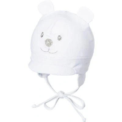 Immagine di Sterntaler Berretto bebé con Visiera Cappello, Bianco (Weiss 500), (Taglia Produttore:45) Unisex Bimbi