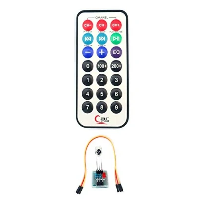 Immagine di ARCELI CTYRZCH HX1838 Modulo di controllo remoto a infrarossi ricevitore IR Kit fai da te per Arduino Raspberry Pi