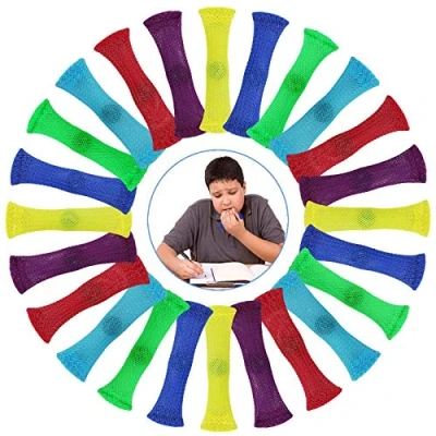 Immagine di Kulannder 24 Pezzi Giocattoli Agitarsi, Gioco Antistress per Bambini, Rilassanti Fidgets in Marmo Migliorare la Messa a Fuoco l&#039;autismo OCD ADHD Classe Scuola