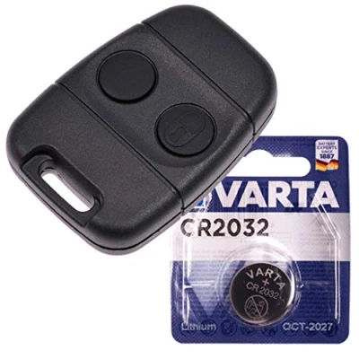 Immagine di Alloggiamento per chiave auto con telecomando e 2 tasti + batteria Compatibile Discovery Free Lander