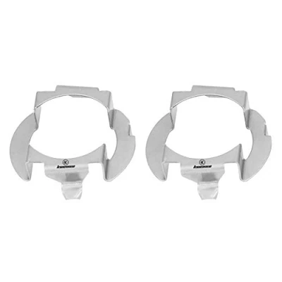 Immagine di Keenso 1 paio di portalampada LED H7 con supporto per lampadina, fermo