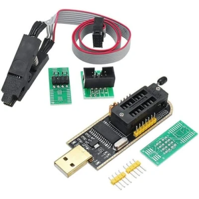 Immagine di Fasizi SOP8 SOIC8 Clip di prova per EEPROM 25CXX / 24CXX + CH341A 24 25 Series Flash BIOS USB Programmatore