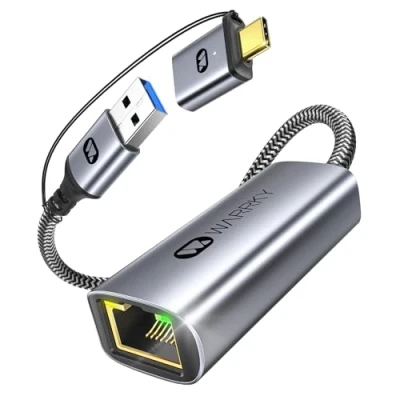 Immagine di WARRKY AE03 USB A/C TO Ethernet Adapter