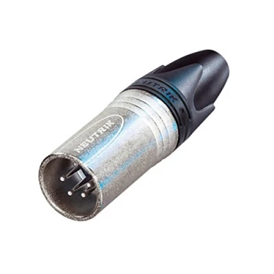 Immagine di Neutrik NC4MXX Connettore XLR Spina dritta Numero Poli (num): 4 Argento 1 pz.