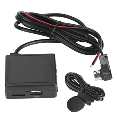 Immagine di Akozon Adattatore AUX per auto Convertitore di interfaccia Bluetooth Connettore USB da 3,5 mm Cavo ricevitore musicale Adatto JVC Alpine CD KS ‑ U58 PD100 U57 U29 （19）