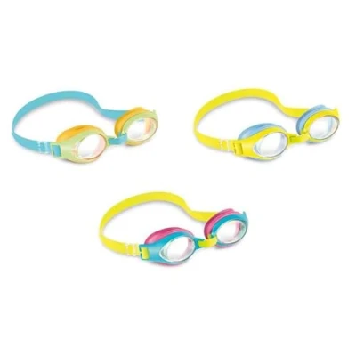 Immagine di Intex 55610 Occhialini Fun Bimbo Assortiti, 1 Pezzo, Latex Free, Multicolore, 3 8 Anni