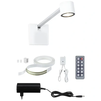 Immagine di Paulmann Adelia SET 95576 Lampada LED per quadri e librerie 4.5 W (monocolore) Alluminio (spazzolato)