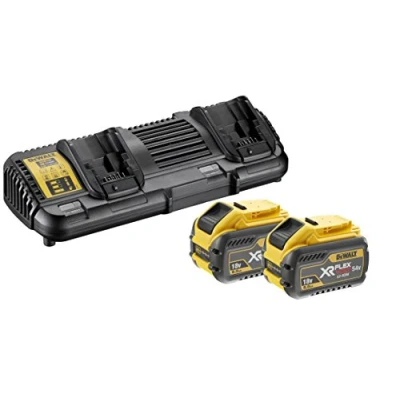 Immagine di FLEXVOLT DeWalt DCB132X2 QW 2x 9,0 Ah + charger