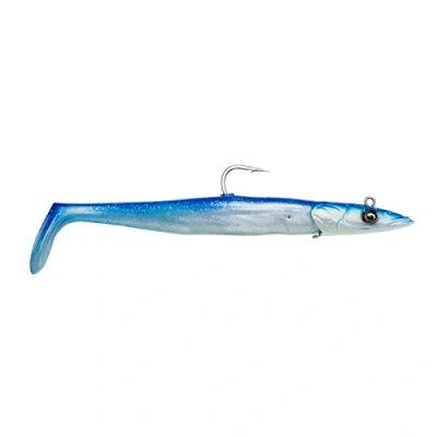 Immagine di Savage Gear Sandeel V2 Big Game Esca in mare d&#039;altura, 27,5 cm, 275 g, colore: Blue Pearl Silver