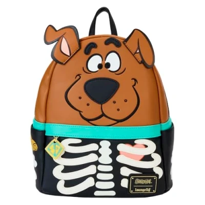 Immagine di Loungefly Scooby Doo Skeleton Glow Mini Zaino, Multi,