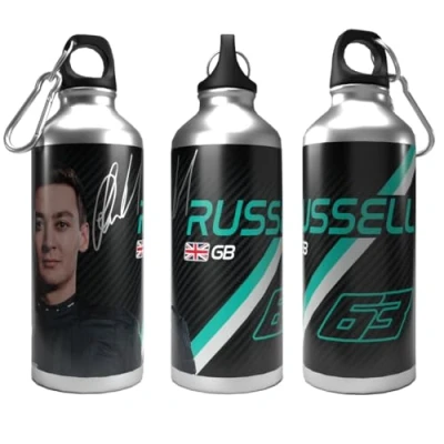 Immagine di Partisan Russell Borraccia con 2 coperchi in alluminio, 750 ml, colore: Argento