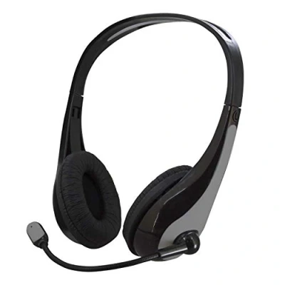 Immagine di ATLANTIS Aura Cuffia Stereo con Microfono, Grigio/Nero, Standard