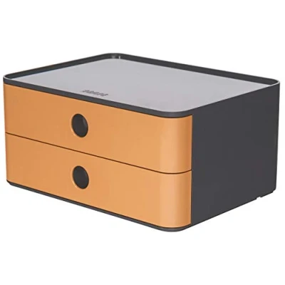 Immagine di HAN 1120 83 SMART BOX ALLISON, cassettiera impilabile con 2 cassetti, colore: caramel brown