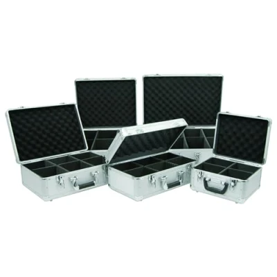 Immagine di Citronic Porta CD in alluminio Grigio 60 CDs FLIGHT CASE
