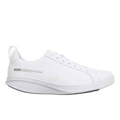 Immagine di MBT Sneakers M360 E1 da Donna in Stile Moderno. Passeggio Anatomiche e Confortevoli. Calzatura fisiologica di Comfort stabilità con Suola Rocker. Colore Bianco