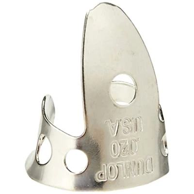 Immagine di Jim Dunlop 33P013 Plettri per pollice e dita, in nichel, colore: argento, 0,3 cm 50 .020