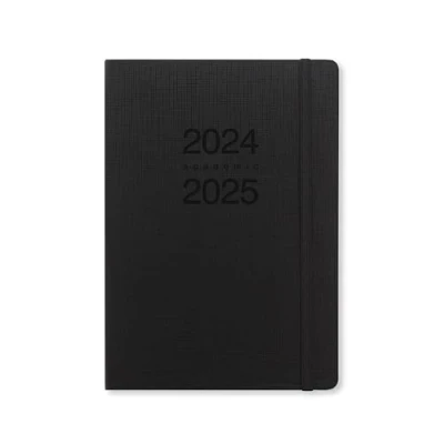 Immagine di Letts of London Memo Agenda accademica 2024/2025, formato A5, visualizzazione settimanale, colore: nero