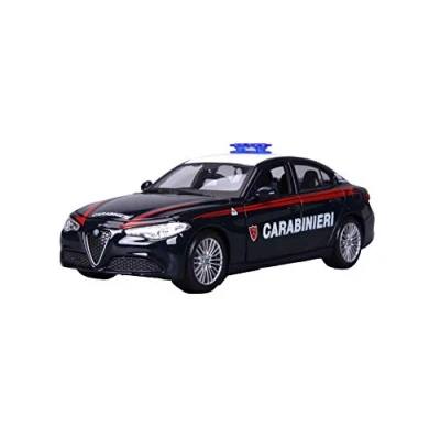 Immagine di Bburago Auto Carabinieri Modellino Realistico in Scala 1:24 (Scelta Casuale tra i Modelli Disponibili), Licenza Ufficiale e Case Automobilistiche, Età Consigliata 3+ Anni