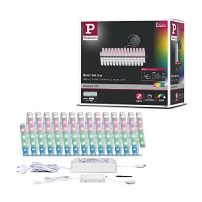 Immagine di Paulmann 78885 KIT base striscia LED con spina 24 V 5 m RGBW 1