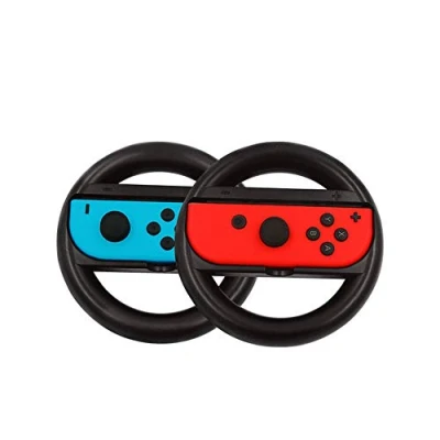 Immagine di BJ Shop Switch Mario Kart Wii Regolatore di Ruote da Corsa Manopole per Design Ergonomico Interruttore