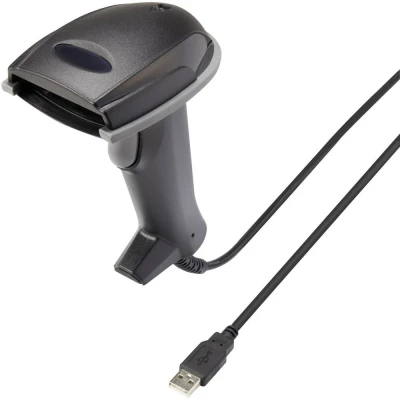 Immagine di Renkforce CR6307A USB Kit Barcode Scanner Cablato 1D CCD Nero portatile