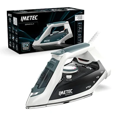 Immagine di Imetec ZeroCalc Z1 2500 Ferro da Stiro a Vapore Tecnologia Anticalcare Piastra Acciaio Inox 2200 Watt, Colpo 120 g risparmio energetico, Funzione Calc Clean