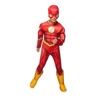 Immagine di Rubie&#039;s DC Flash Vestito in Maschera, Singolo, Colore Multiolour, S, 610832_S