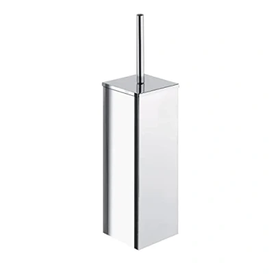 Immagine di GEDY Scopino WC Colorado, Scopettino Bagno in Acciaio Inox e Cromall, Ciuffo Setole, 36x8,7x8,7cm