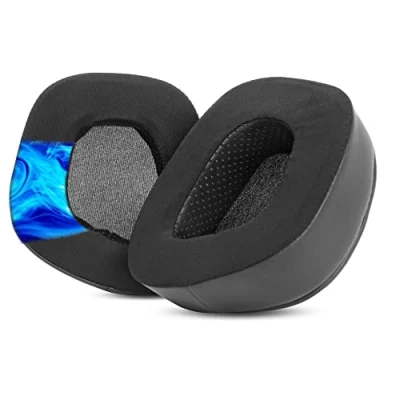 Immagine di Cuscinetti auricolari di ricambio raffreddamento compatibili con Corsair Void PRO RGB SE Wireless Gaming Headset strato gel freddo