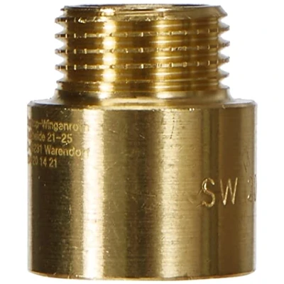 Immagine di Sanitop Wingenroth 15503 8 Prolunga per Rubinetto con esagono Interno, 1/2&quot; x 20 mm, 10 Pezzi, Ottone