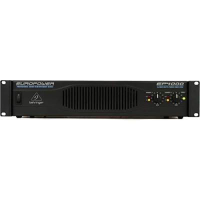 Immagine di Behringer EUROPOWER EP4000 Amplificatore di potenza stereo professionale da 4.000 Watt con tecnologia ATR (Accelerated Transient Response)