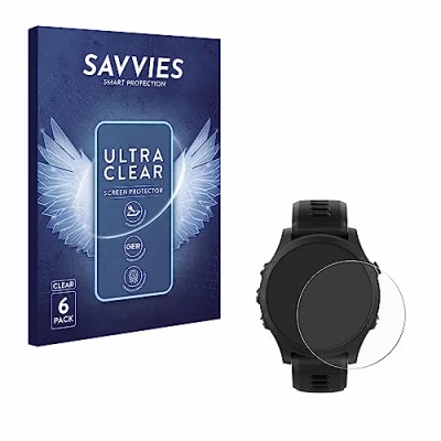 Immagine di savvies (6 Pezzi Pellicola Protettiva per Garmin Forerunner 935 Protezione Schermo Trasparente