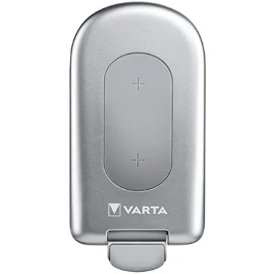 Immagine di Varta caricabatterie wireless ultra veloce con ricarica fino a 15 W, compatibile Qi, tecnologia Dual Coil, incluso cavo USB tipo C